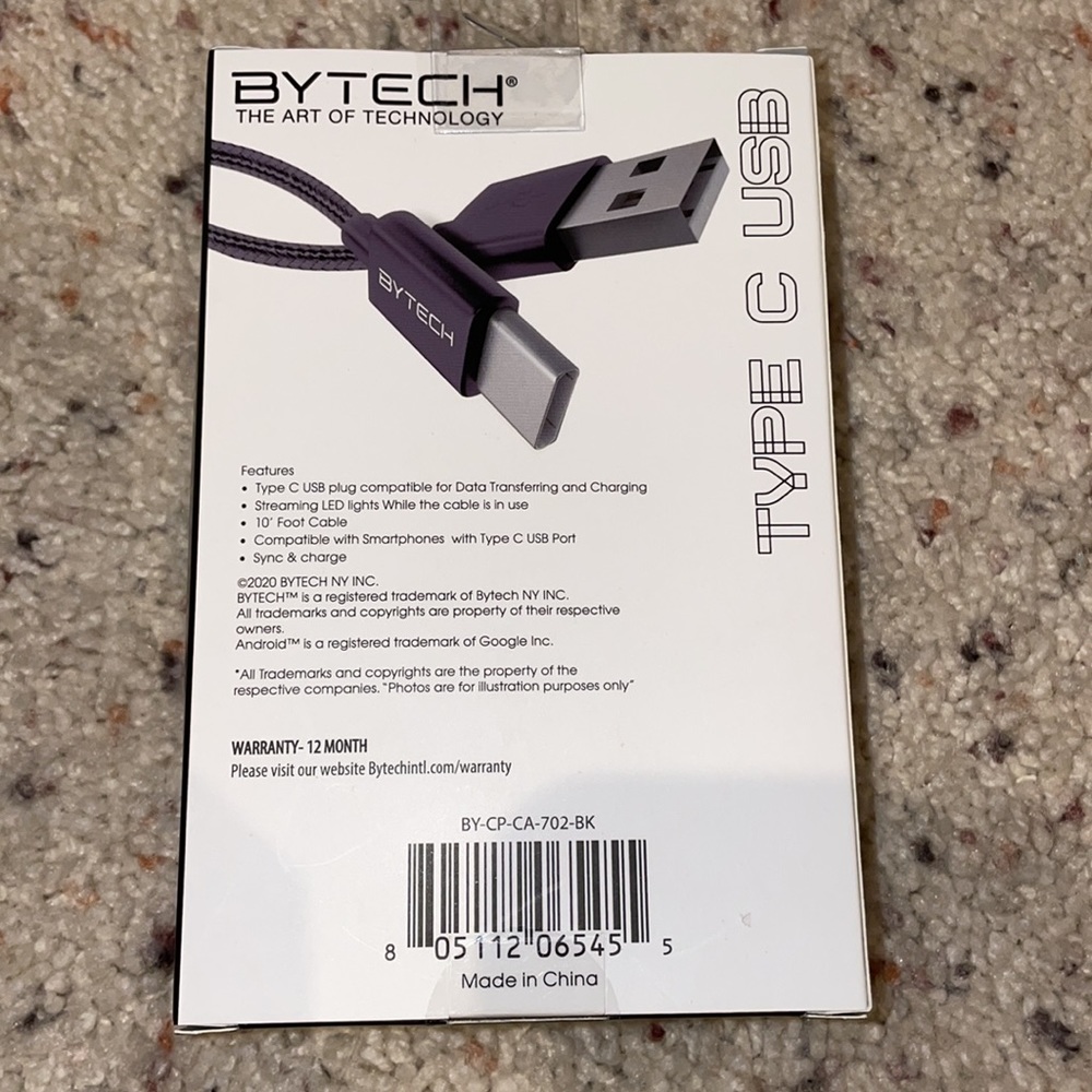 New 10ft Micro USB - Picture 2 of 3